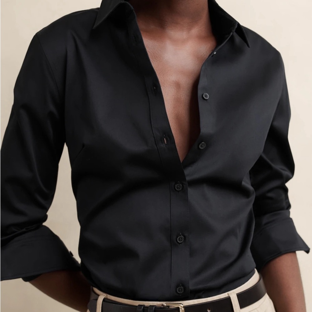 Banana Republic Tailored Fit Button Up Shirt Size